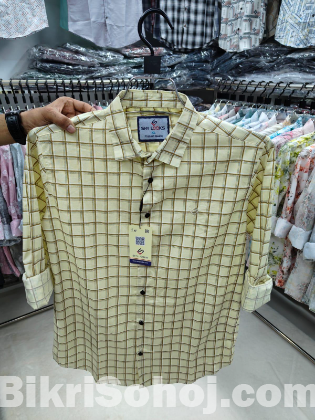 Cotton full Sleeve Check Shirt for Men's